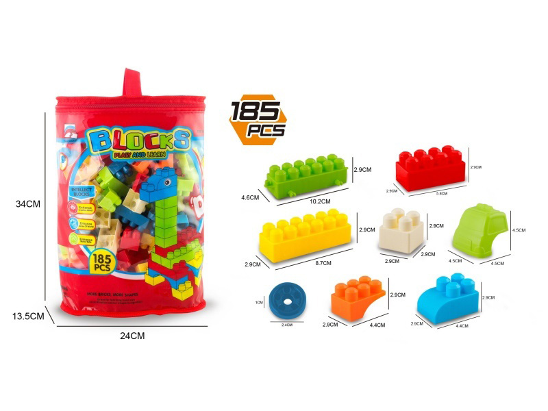 Building Blocks (185  Pcs）