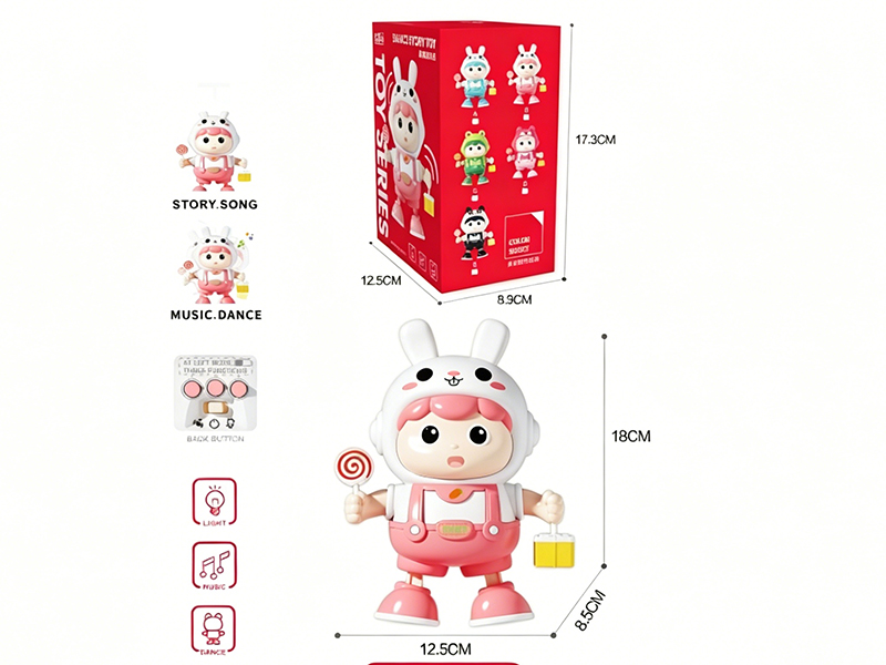Dancing Story Machine Rabbit Pink
