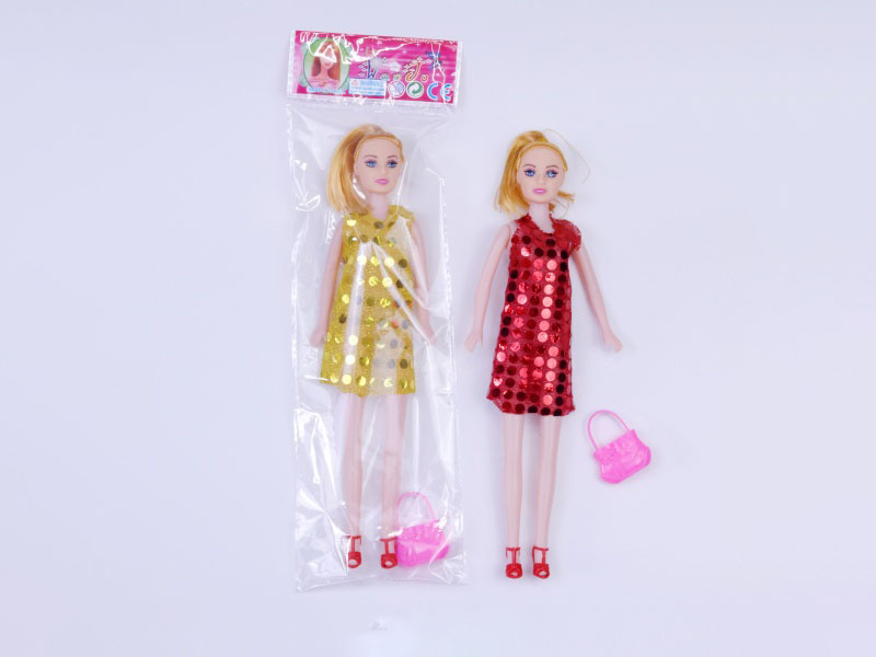 11-Inch Bare-Body Fashion Doll: With Handbag And Shoes
