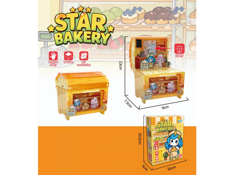 The Star Bakery'S Flipped Treasure Chest Is Illuminated
