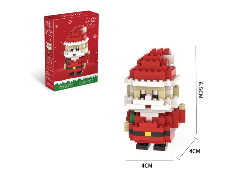 Christmas Series - 218 PCS Of Santa Claus Building Blocks