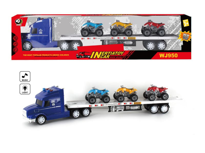 Friction Semi Truck(With Lights And Music)