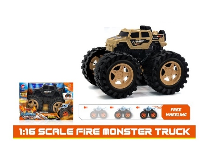 1:16 Fire Wheel Military Hummer Inertia Vehicle