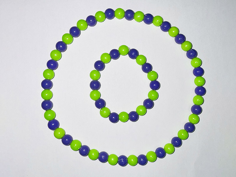 Bead Necklace + Bracelet