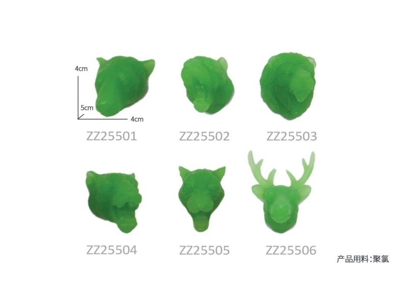 Fluorescent Animal Fridge Magnets - Cougars