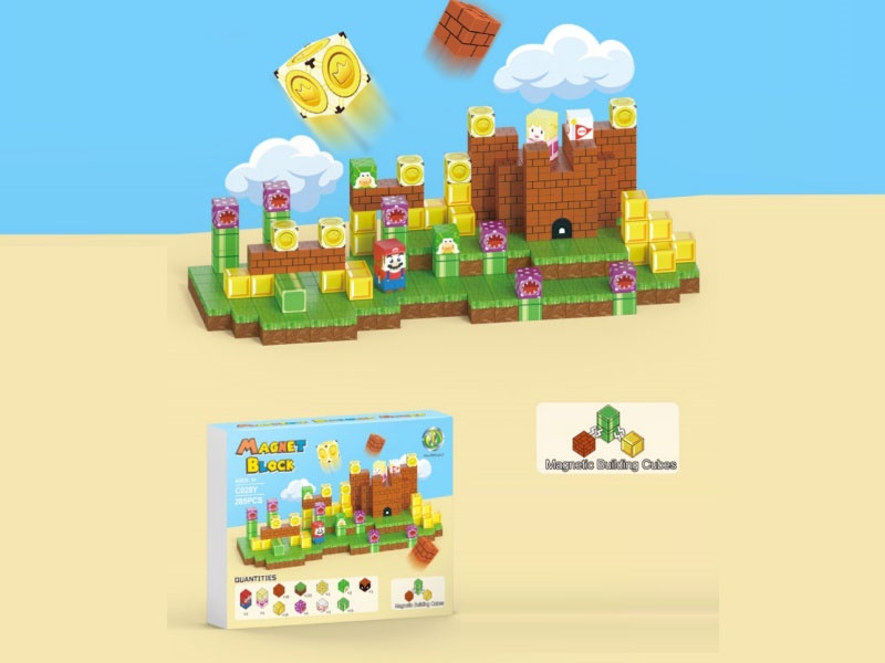 Building Blocks: 285Pcs Mario Theme