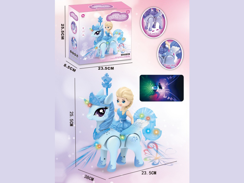 The Electric Unicorn Rides The Ice Princess