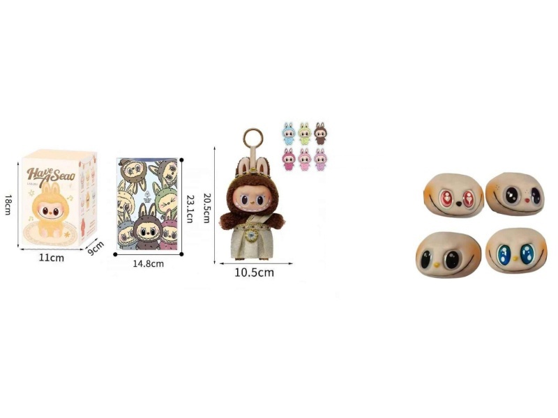 Rabbu Rubber Face Plush Doll