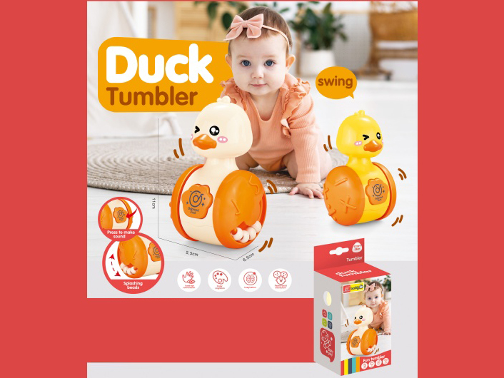 Sliding Untoppleable Duck, Baby Soothing And Intelligence Early Education, Press To Make A "Bb" Sound, Rolling Beads Hand Exercise, Geometric Number Recognition, Accompanying And Guiding To Learn To C