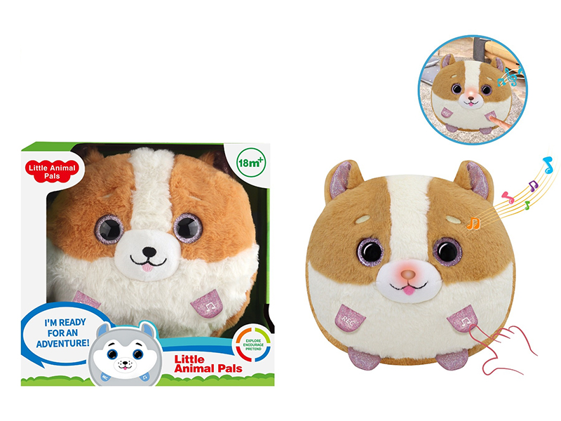 20Cm Plush Comfort Corgi Tape Recording Function