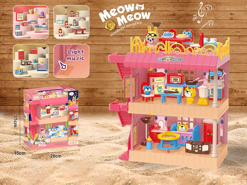 Meow Meow 3-Layers Villa