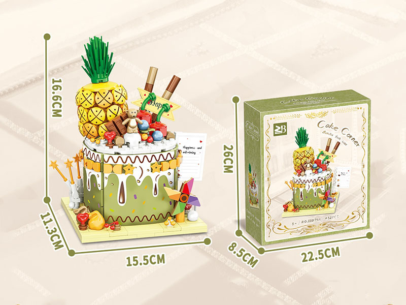 Building Blocks: Pineapple Cake 432 Pieces