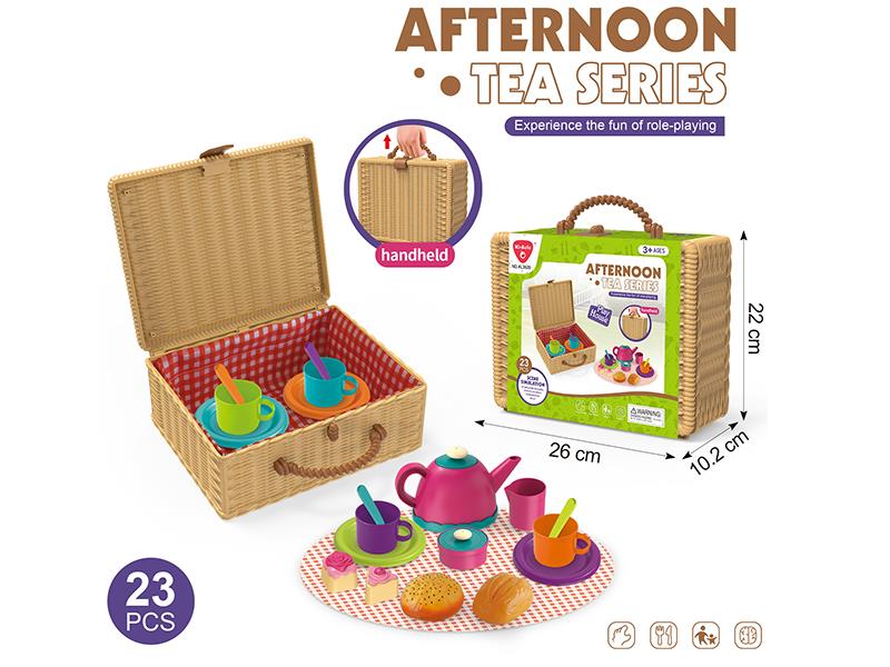 Afternoon Tea Picnic Basket Set 23pcs