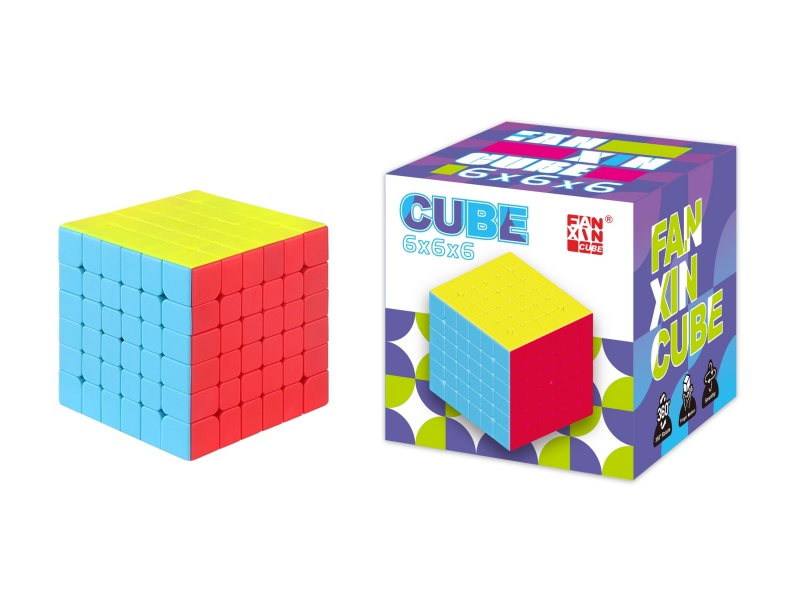 6x6x6 Solid Color Rubik's Cube
