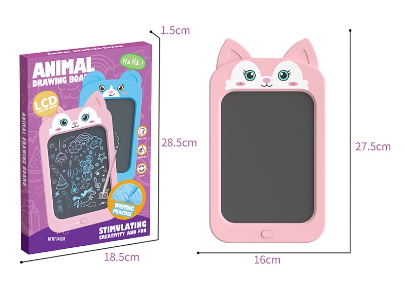 8.5" Cartoon Cat LCD Writing Board(Monochrome)