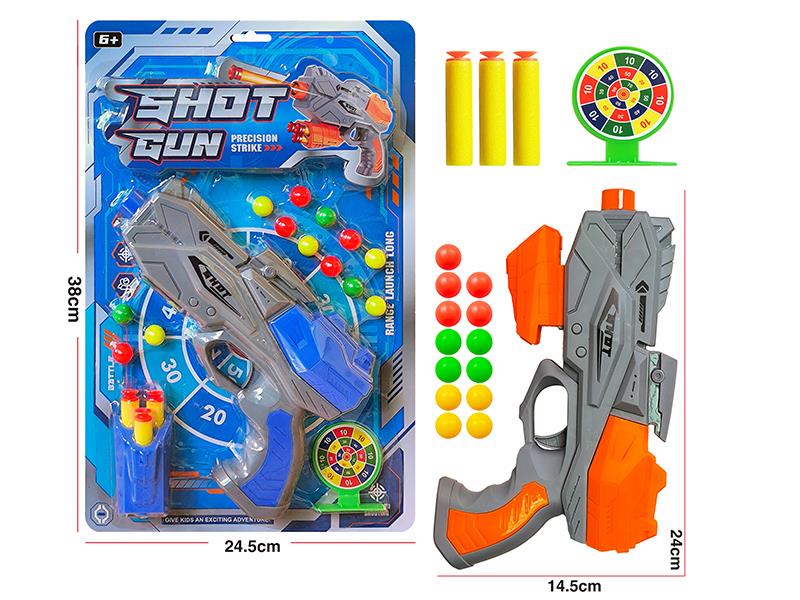 EVA Soft Bullet & Ping Pong Ball Gun Set