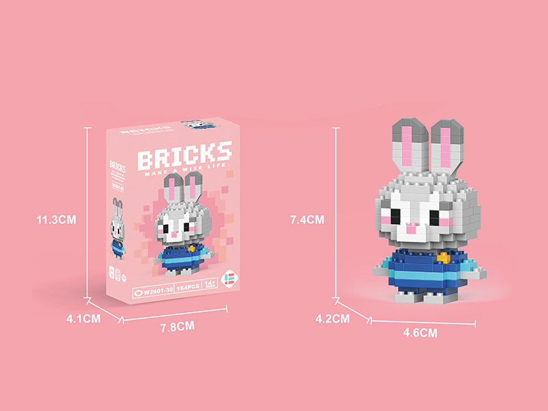 Mini Rabbit Judy Hopps Building Blocks 164PCS