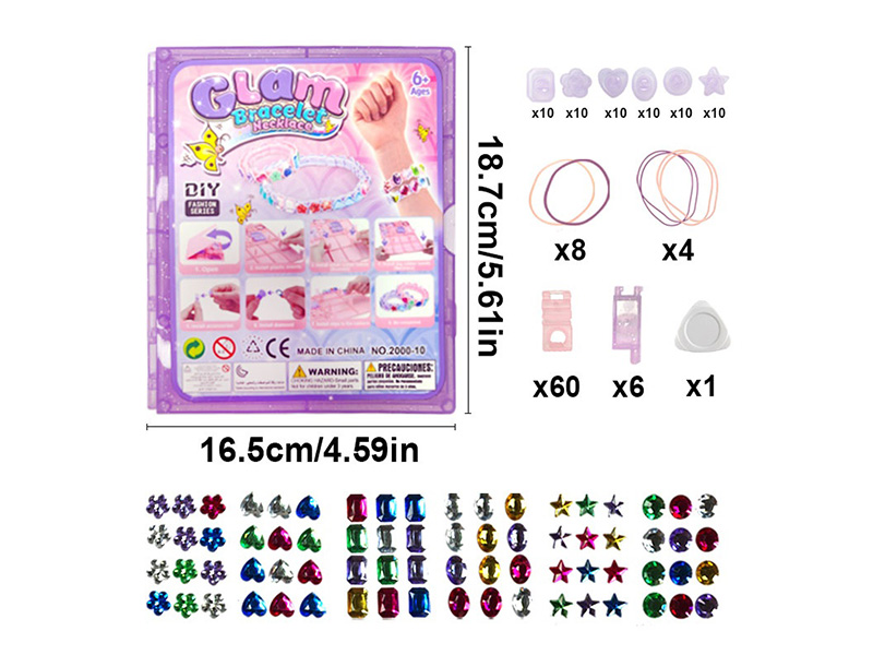 DIY Glam Bracelet Necklace