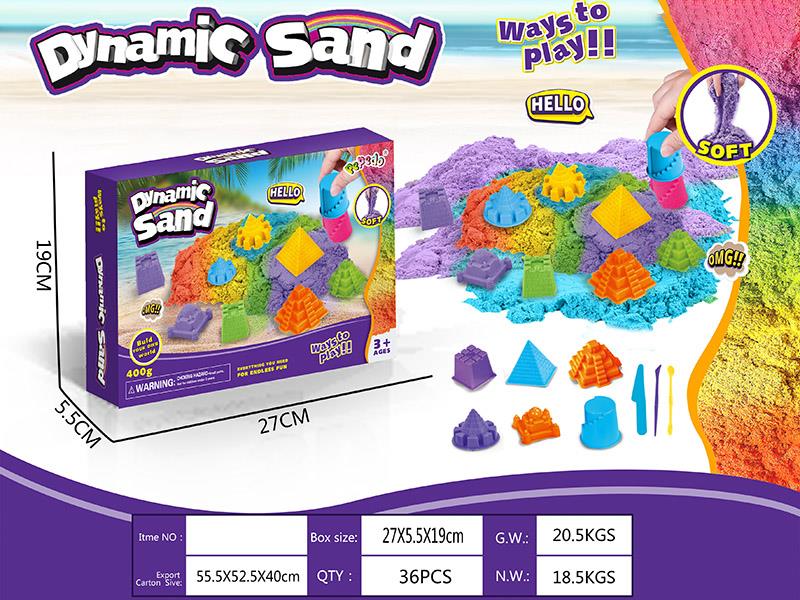Dynamic Sand Building Sand Mold Set(400g)