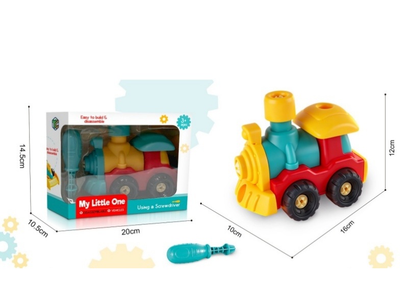 Diy Puzzle Assembly Little Train