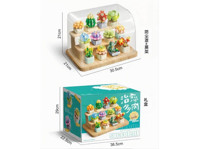 Building Blocks: Domestic Sales 1051P Small Particle Healing Succulent