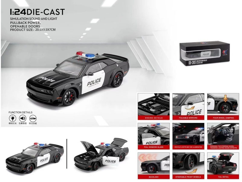 1:24 Dodge Hellcat (English Police Car)