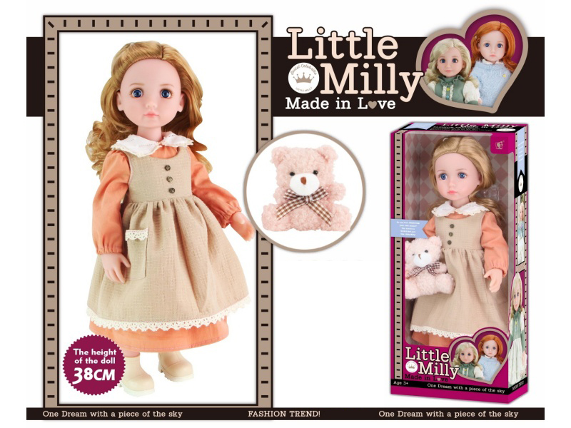 15-Inch All-Vinyl Fashionable Doll