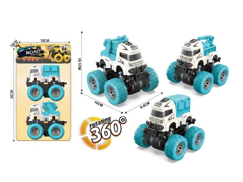 Double Friction/Four-Wheel Drive/Eco-Stunt Car