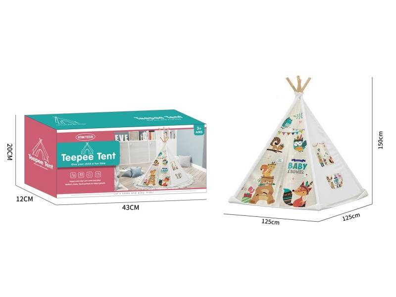 3D Owl Indian Tent