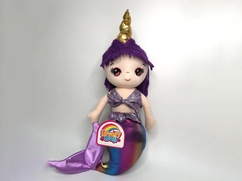 18-Inch Purple Mermaid