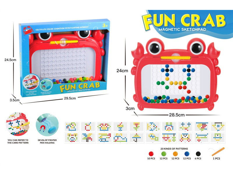 Magnetic Writing Board Crab