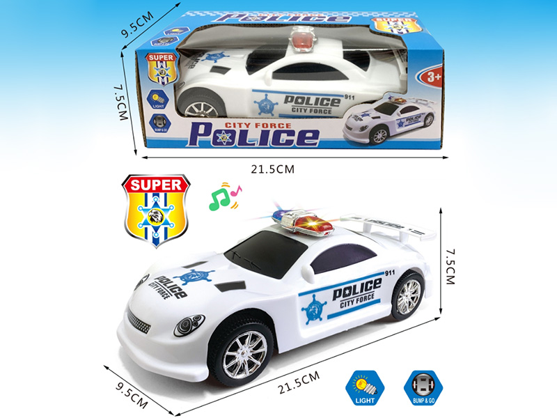 B/O Go And Bump Police Car With Lights And Music