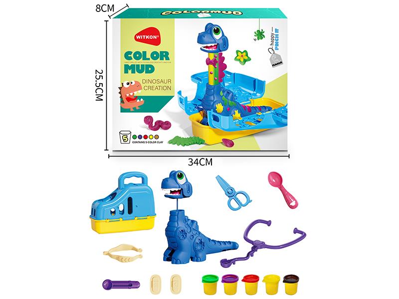 Color Clay Dinosaur Creation Toy