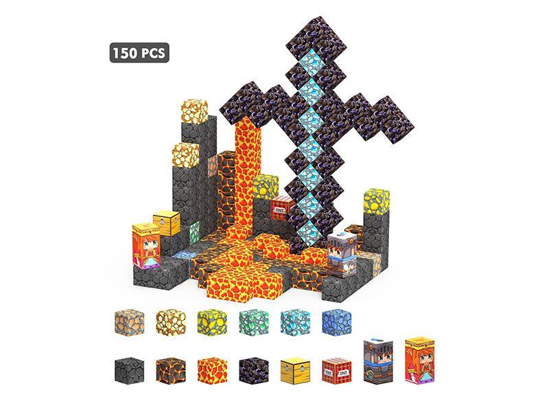 Magnetic Cube Building Blocks 150pcs