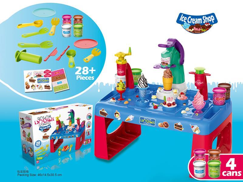 Color Dough Series Ice Cream Shop 28PCS