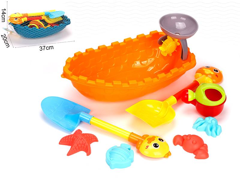 8PCS Beach Toy Boat Set