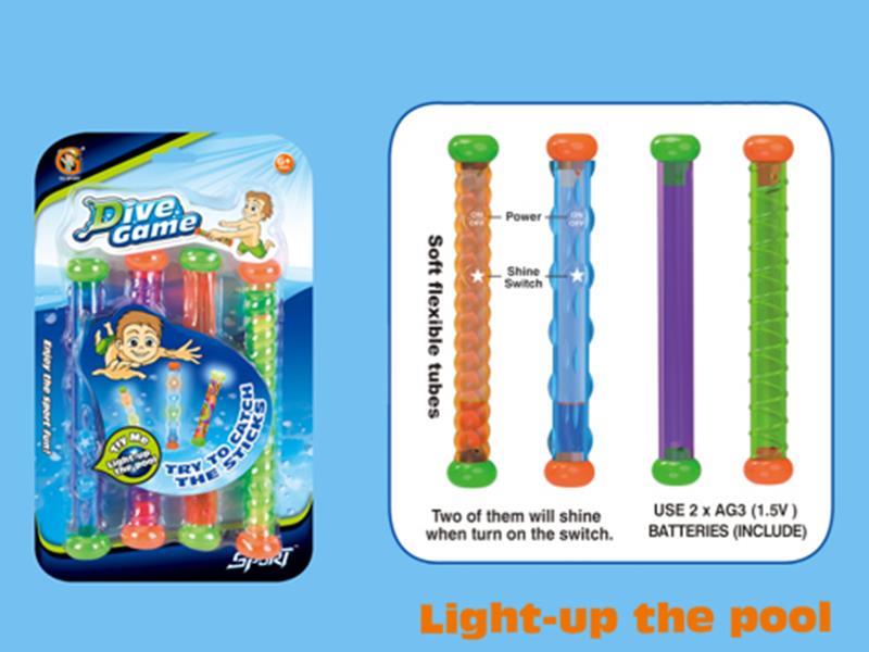 Dive Game PVC Diving Stick With Lights