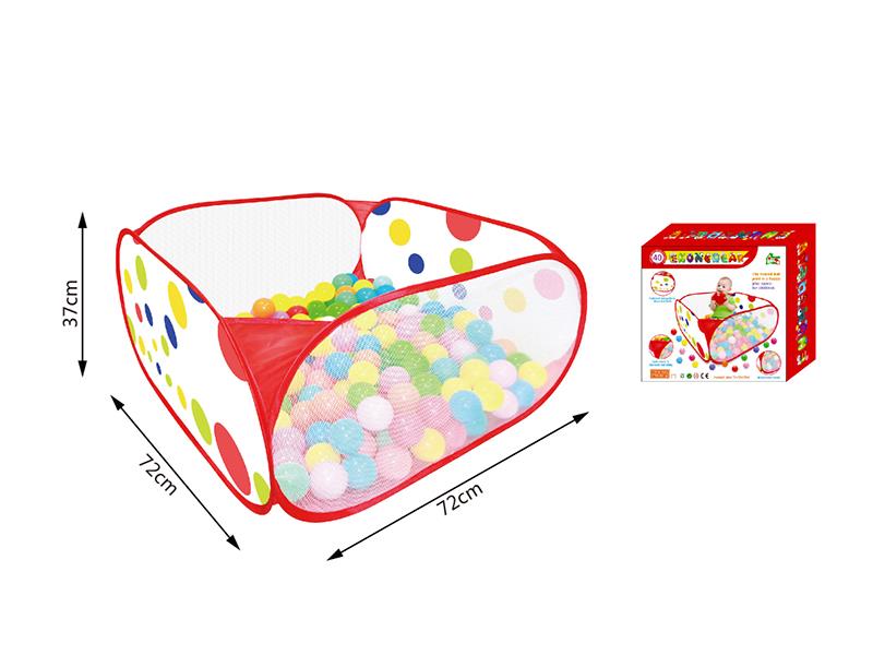 Polka Dot Pattern Ocean Ball Pool + 40 Balls