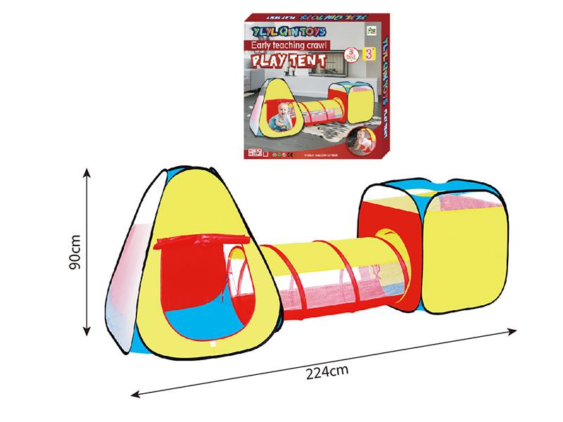 Children's 3 In 1 Play Tent