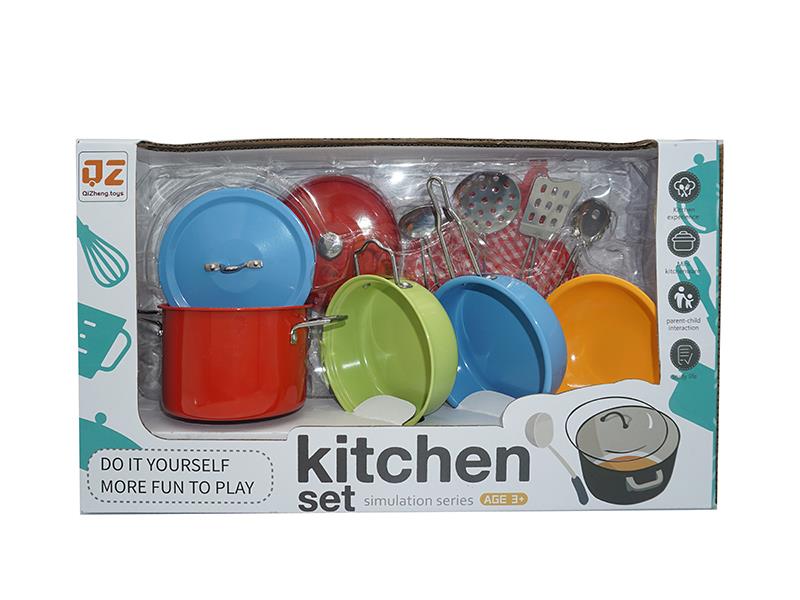 Multicolour Stainless Steel Tableware Toys