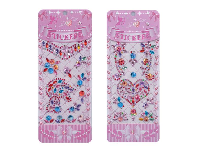Eyes Face Gems Crystal Stickers