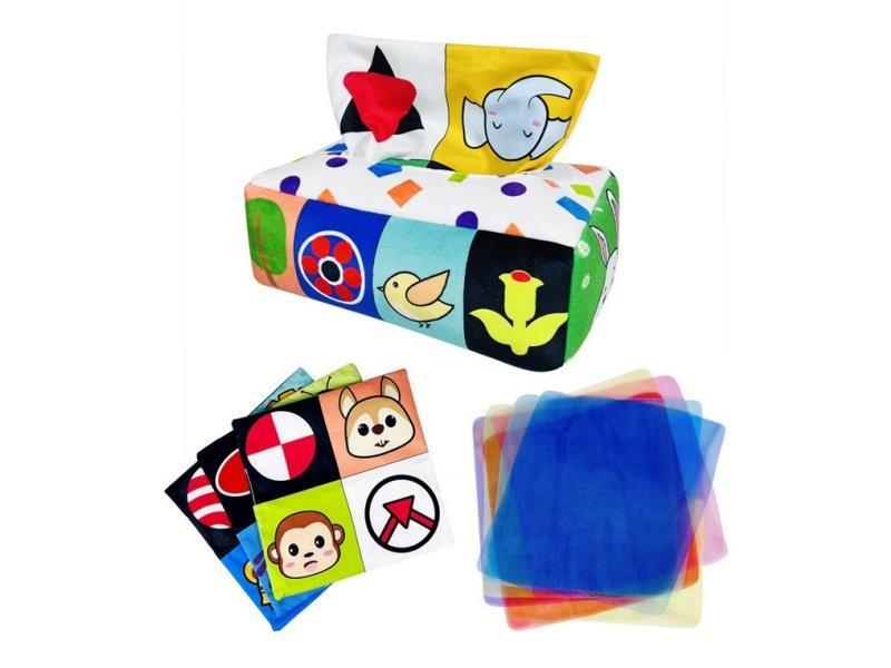 Baby Early Education Jungle Animal Sound Paper Simulation Tissue Box