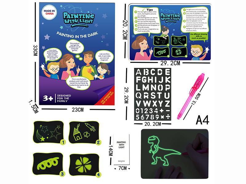 Glow In The Dark Graffiti Drawing Board