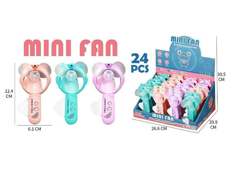 Bear Mini Fan 24pcs