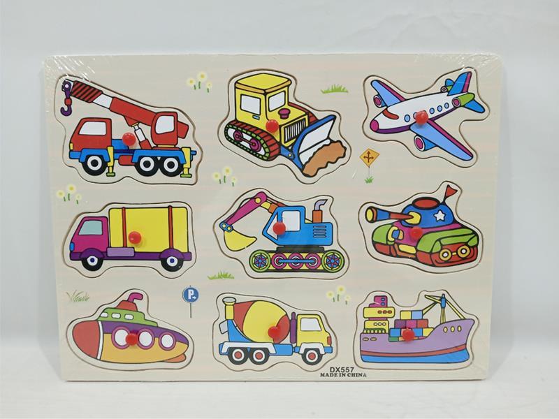 Wooden Transportation Puzzle Toy