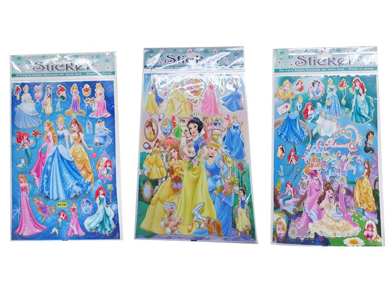 DIY Snow White Stickers