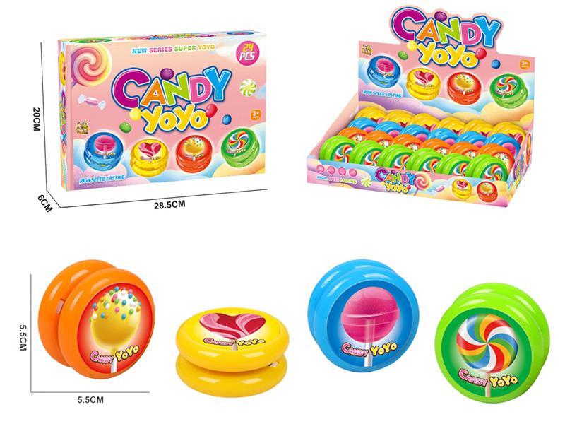 Candy Yo-Yo Ball 24pcs