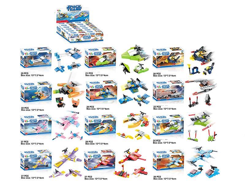 Space Series Building Blocks（12 Items Mixed）