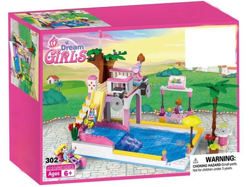 Fashion girl (302PCS) swimming pool