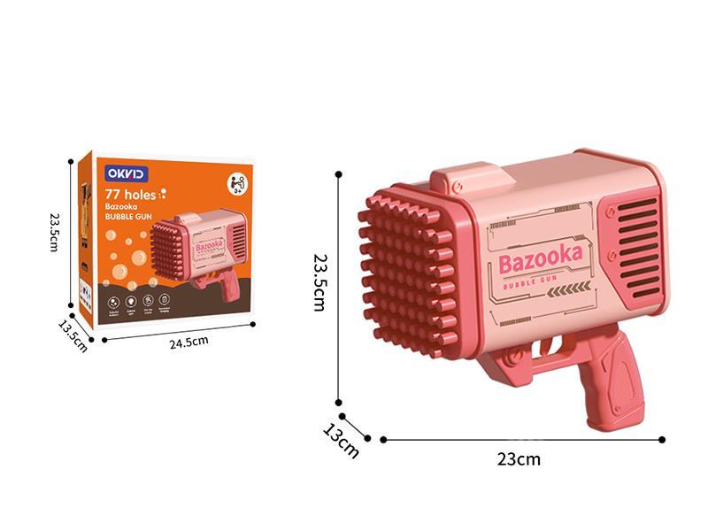 77 Hole Bubble Gun With Light